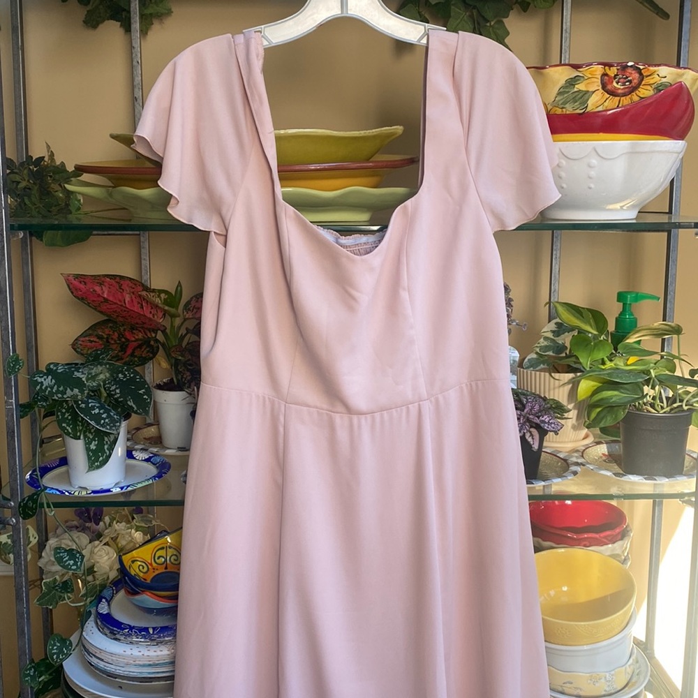 SHOW ME YOUR MUMU Marie Sweetheart Bridesmaid Dress - Dusty Blush Crisp XL